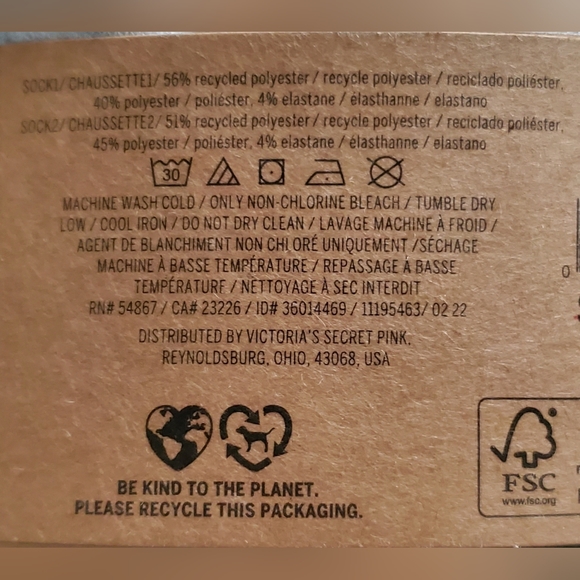 🌈PINK Set of Crew Socks🌈 - Picture 4 of 4